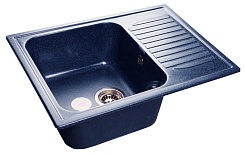 Granfest Мойка кухонная Standart GF-S645L Синий – фотография-1